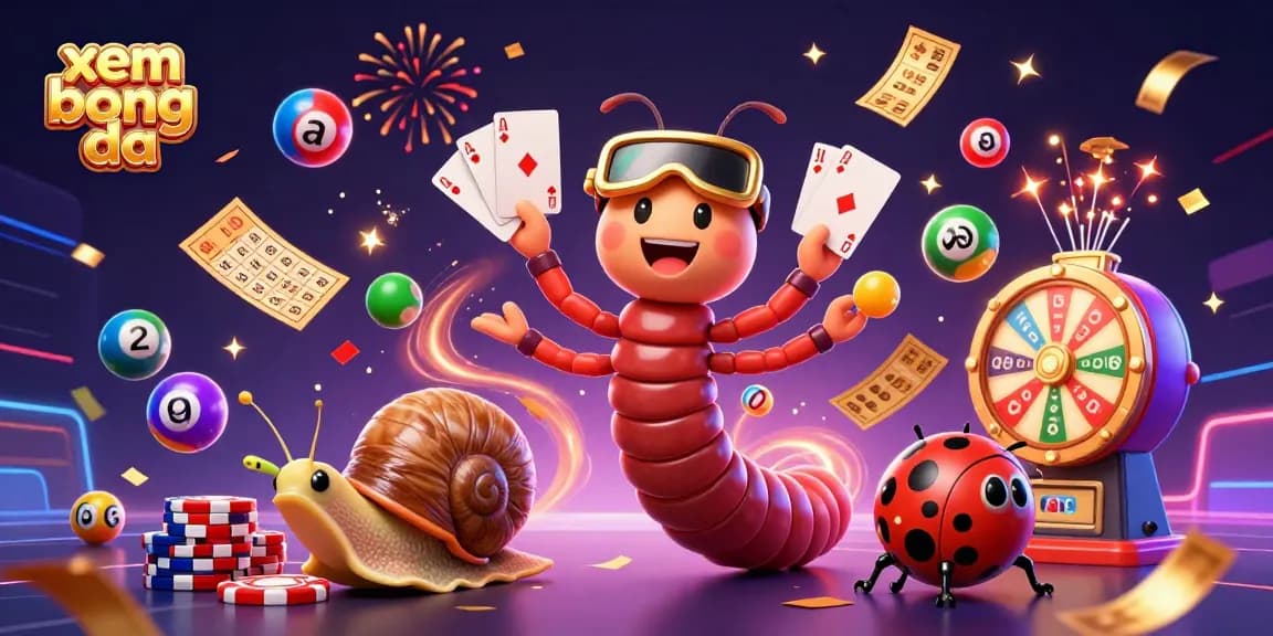 Watch xem bong da and enjoy high-stakes fun with colorful casino elements and dynamic characters.