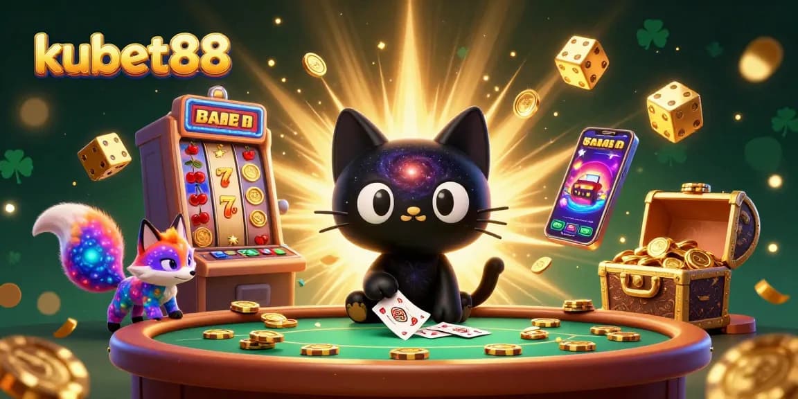 Experience thrilling gaming at kubet88 with vibrant characters, jackpot slots, and engaging casino elements.