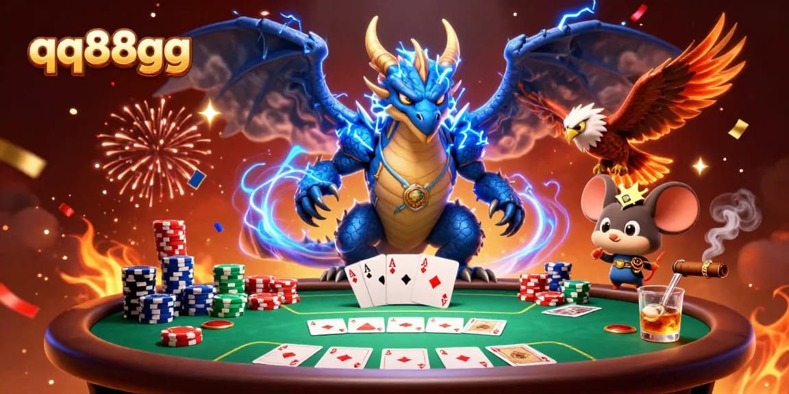 Engage with thrilling poker action featuring qq88gg's captivating characters and exciting game elements.