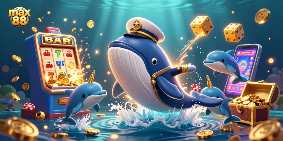 Experience thrilling moments with max 88 in a vibrant underwater casino adventure.