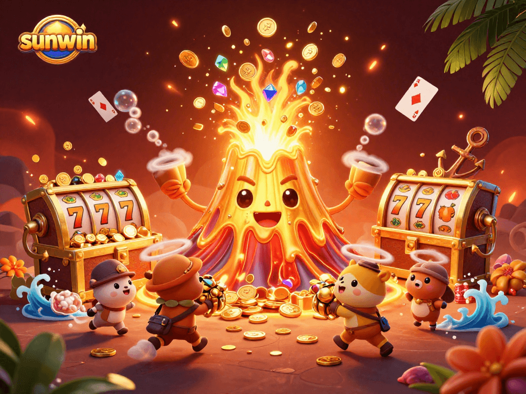 Experience thrilling wins at sunwin with a golden volcano rewarding treasure from slot machines and underwater gems.
