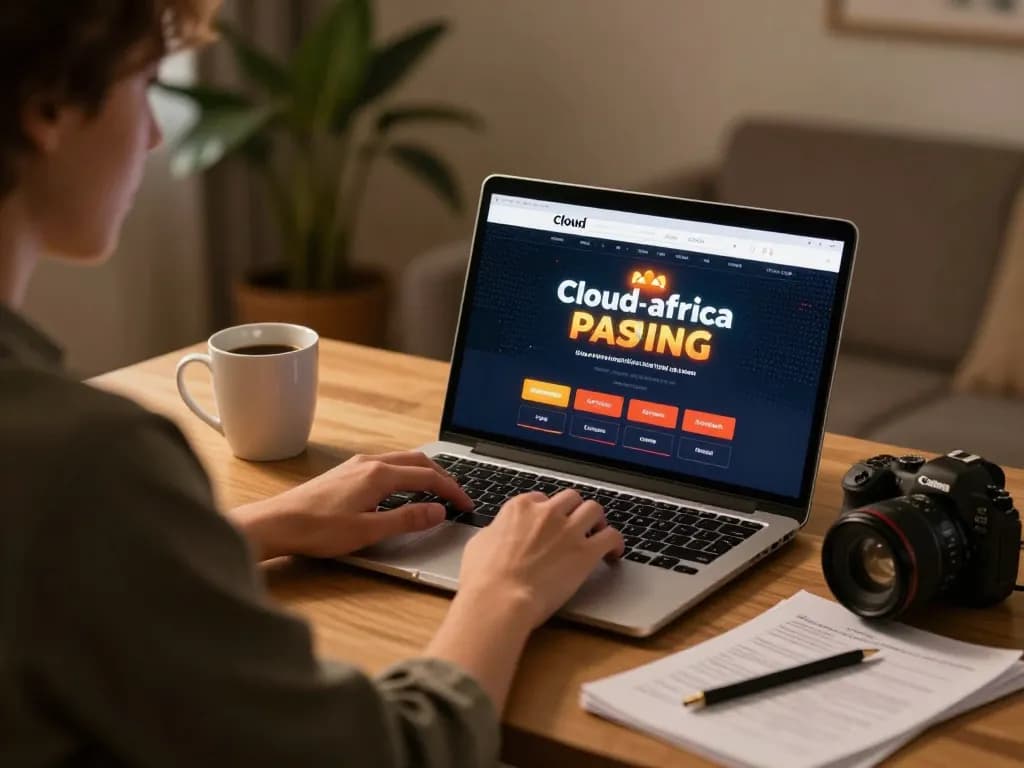 Engaging with cloud-africa online casino from a cozy home office setup, showcasing strategic gameplay.