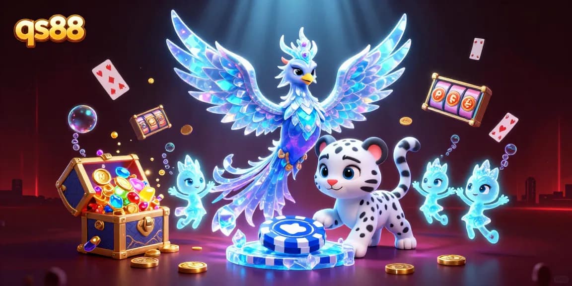 Spin the reels and experience qs88 thrills with ice creatures and casino treasures!