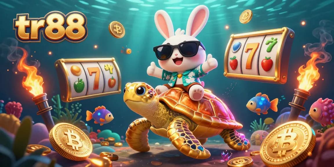 Win big with tr88 cartoon characters in a colorful jackpot adventure illustration.
