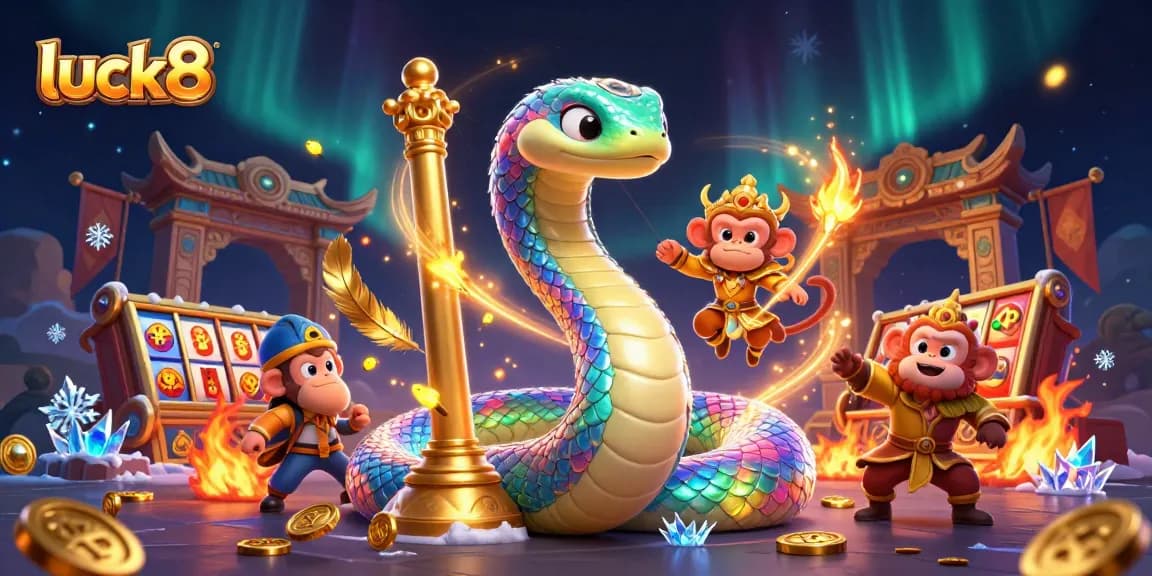 Experience luck8 as the rainbow serpent and monkey king bring dynamic energy to the casino scene.