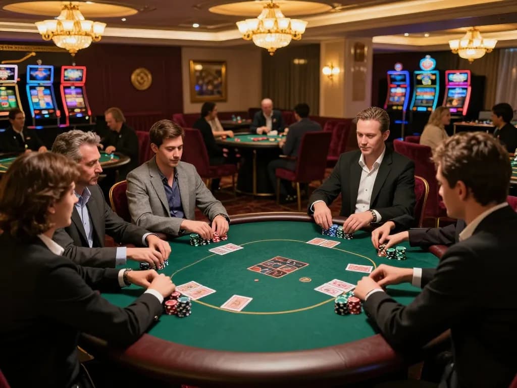 Experience max88 poker thrills with strategic gameplay at luxury casino tables.
