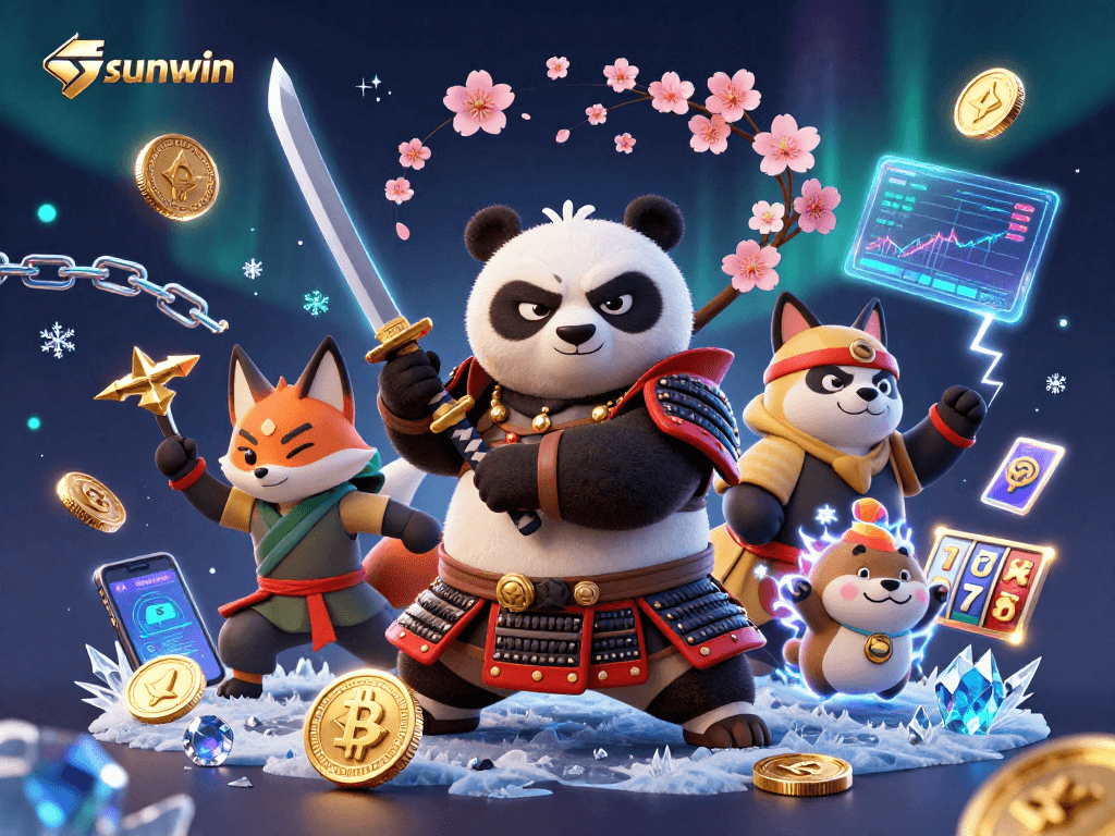 Join the thrilling world of sunwin with a vibrant 3D cartoon casino adventure showcasing luck and strategy.