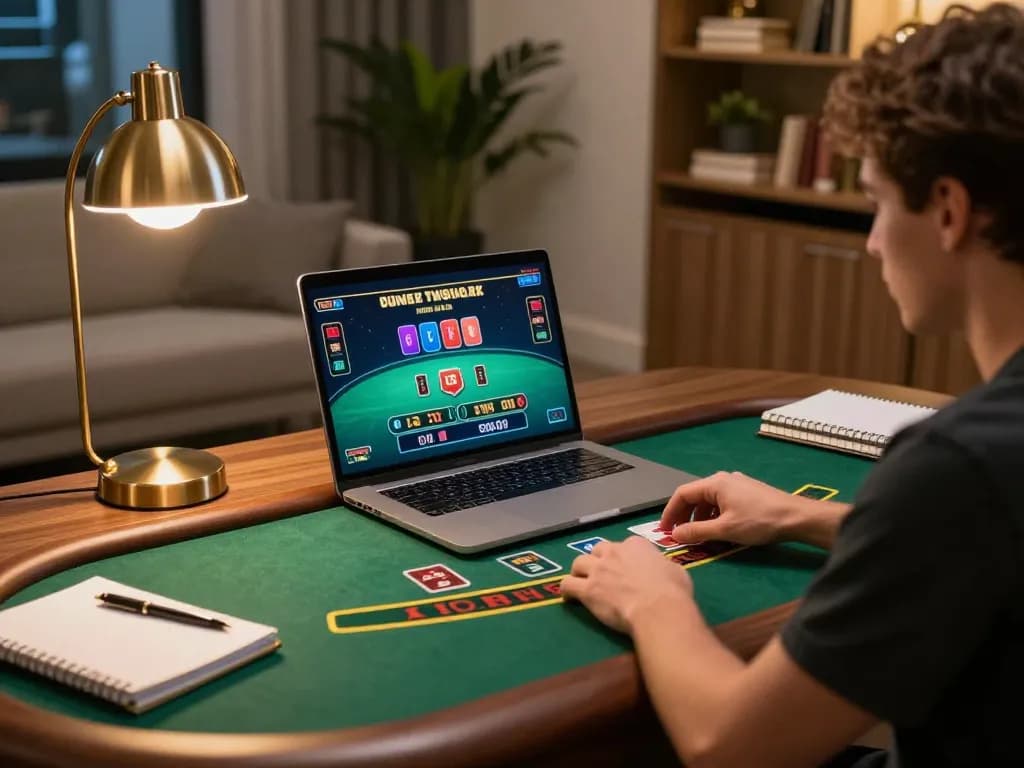 ENGAGING blackjack gameplay on DEBET in a cozy online gaming setup