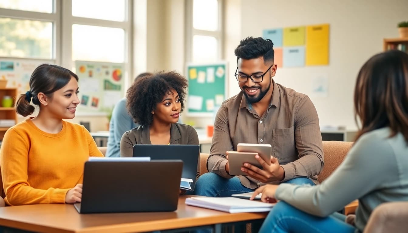 Enhancing exam support through collaborative study sessions between tutors and students.