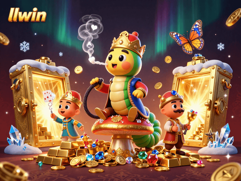 llwin offers an exciting casino experience with vibrant characters and elements in a dynamic atmosphere.