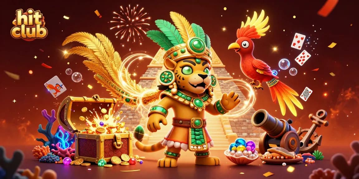 Hit club showcases a vibrant 3D illustration capturing excitement in online gambling, emphasizing thrilling gameplay.