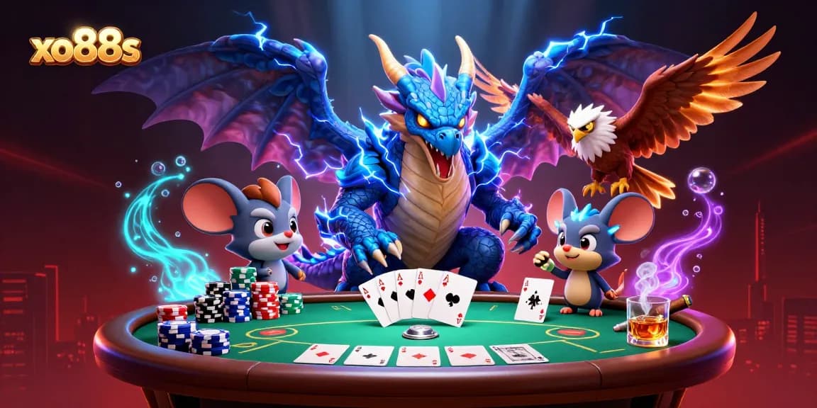 Experience thrilling gameplay at xo88s with dynamic 3D characters and casino elements.