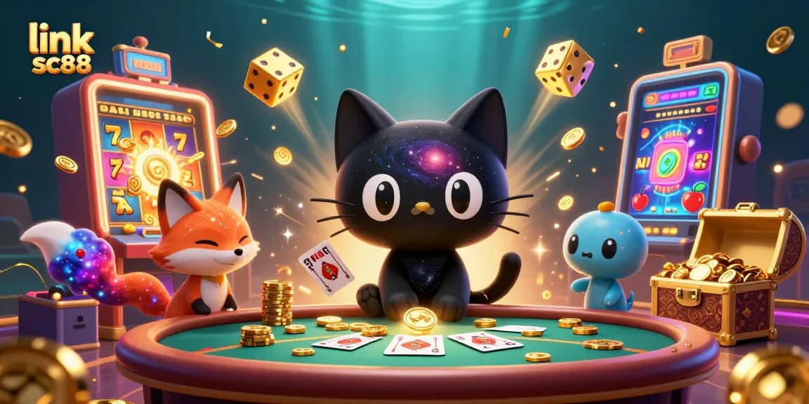 Experience thrilling gameplay at link sc88 through an ultra-detailed casino scene filled with cosmic elements.