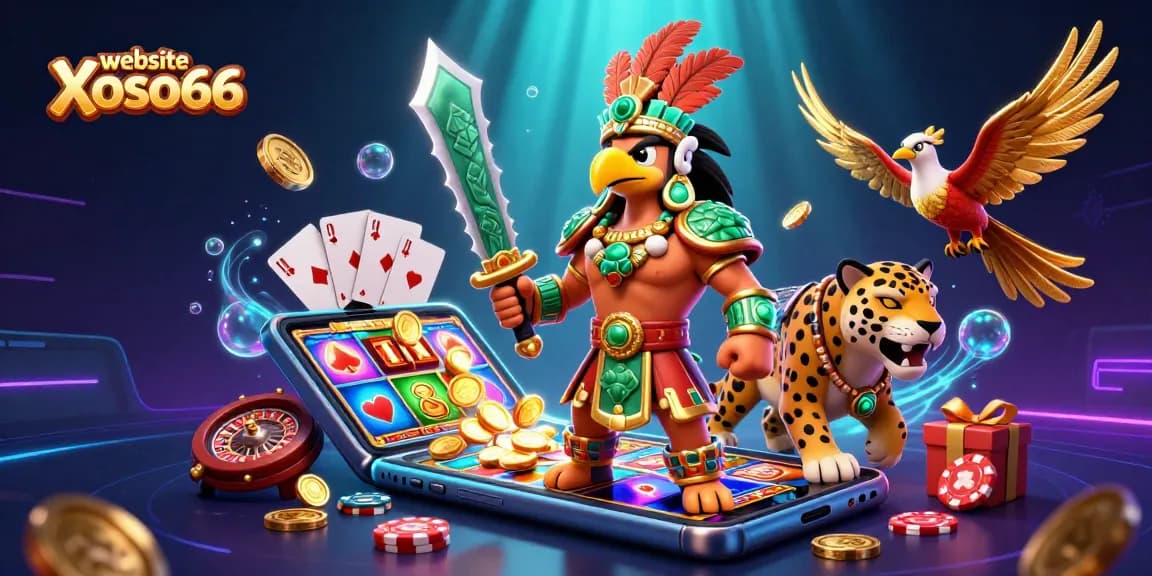 Experience thrilling gameplay on the website Xoso66 with vibrant slot games and dynamic casino elements.