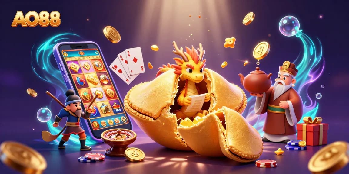 Win jackpots with AO88's vibrant casino scene featuring golden games and epic rewards.