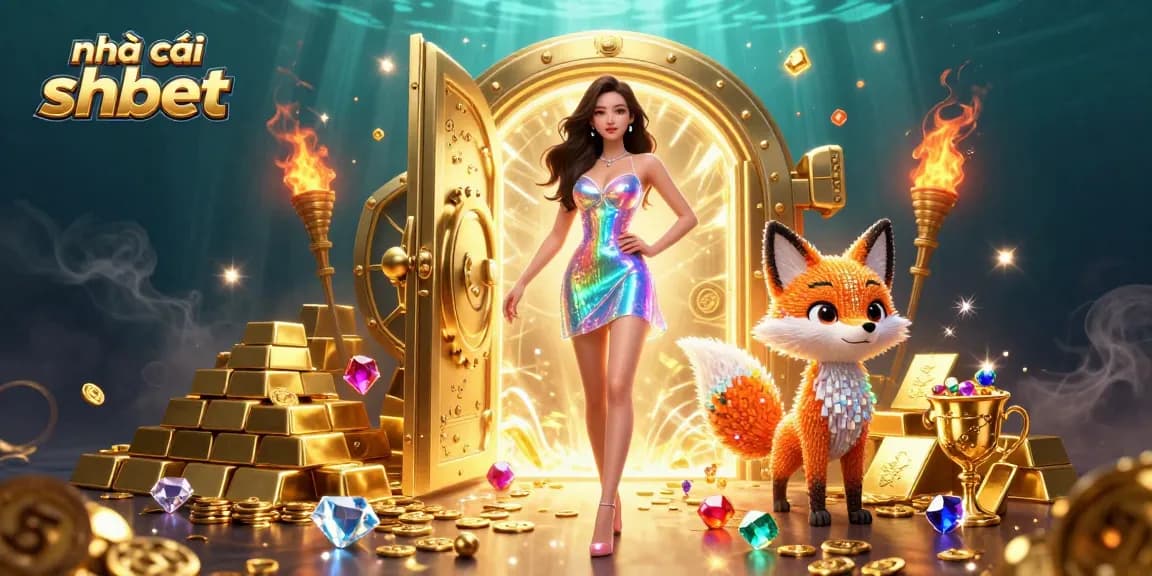 Experience the thrill at nhà cái shbet with this vibrant illustration capturing dynamic gaming action.