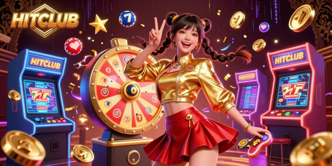 Join the excitement at HITCLUB with vibrant characters and engaging casino elements.