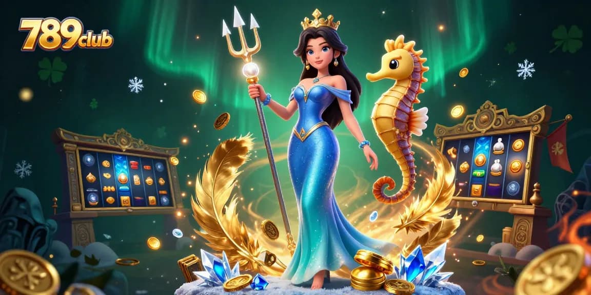 Engage with thrilling slot games and win big at 789club with vibrant underwater characters.
