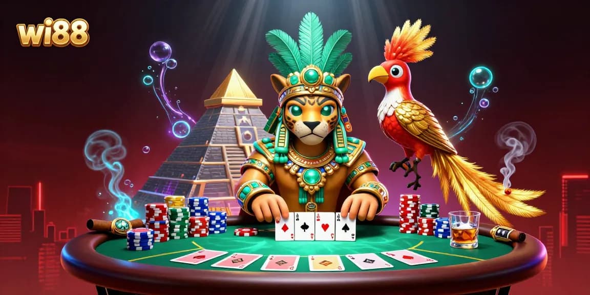 Experience thrilling gameplay at wi88 with vibrant poker scenes and captivating characters.