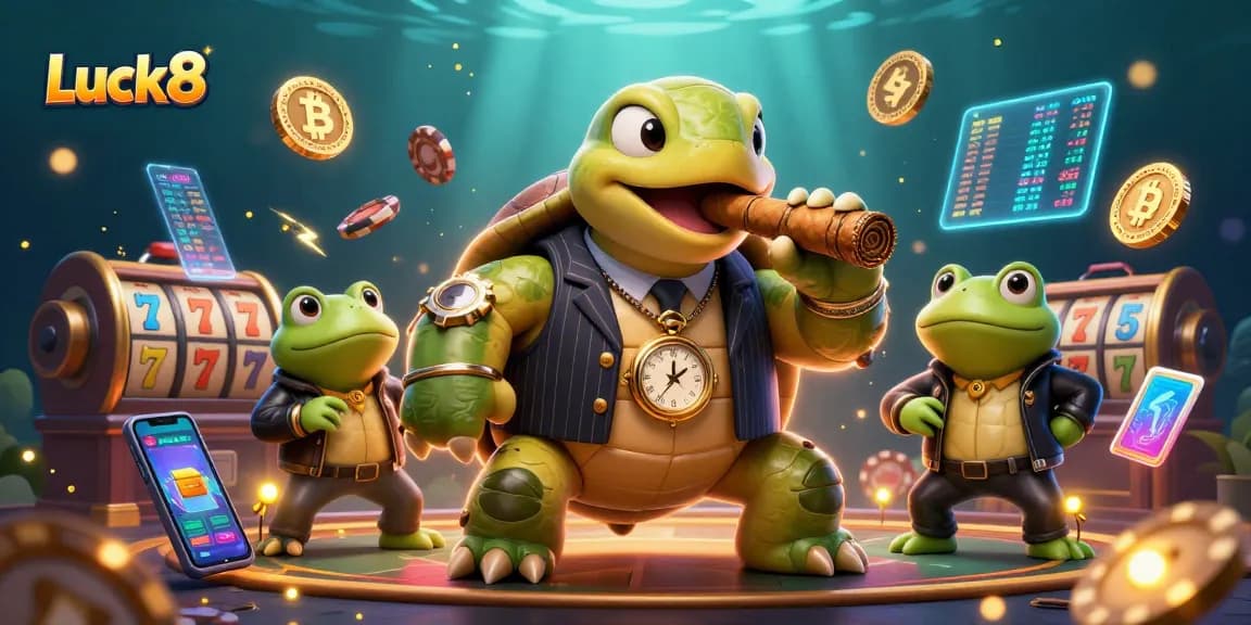 Join the excitement at Luck8 casino with our vibrant turtle mobster and thrilling gaming elements!