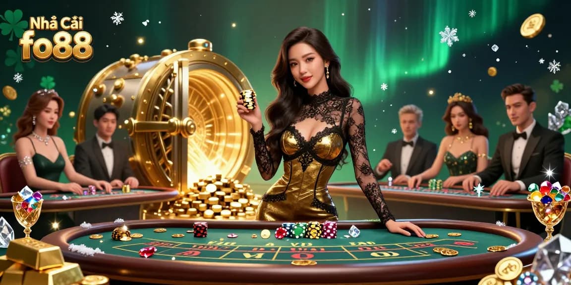 Engage and win at Nhà cái fo88 with a glamorous casino atmosphere featuring high-stakes baccarat.