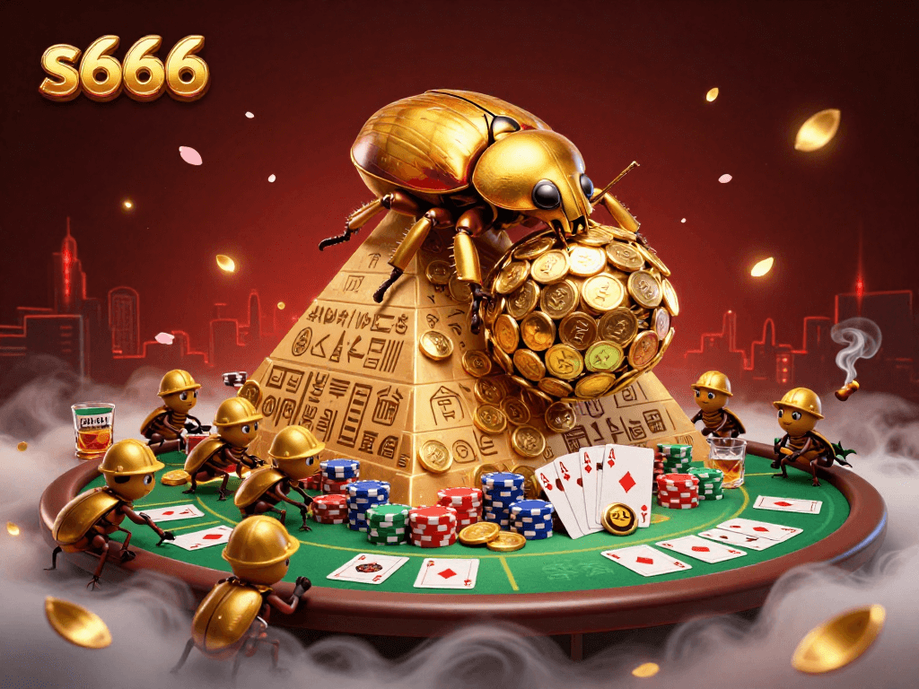 Experience the thrilling world of online gambling at s666 with vibrant casino elements and dynamic visuals.