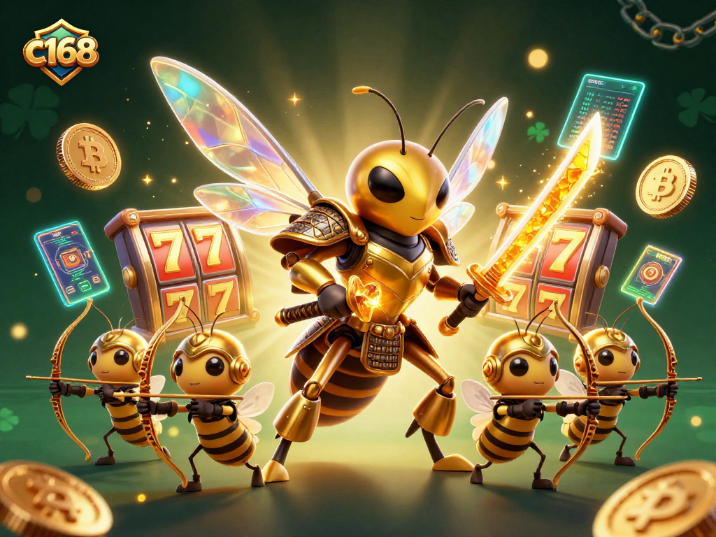 Engage with c168 for thrilling slot gaming action featuring vibrant characters and high-tech visuals.