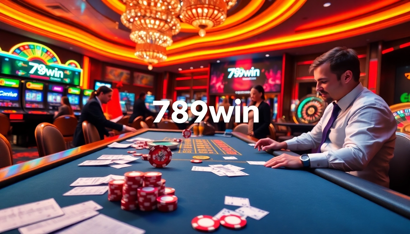 Experience the thrill of gambling at 789win with vibrant casino games and professional dealers.