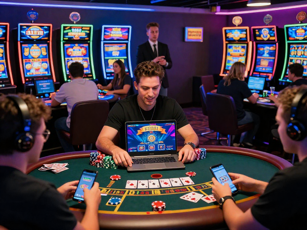 Diverse players enjoying USA online casinos experience at https://blackhills-info.com with engaging live dealer games.