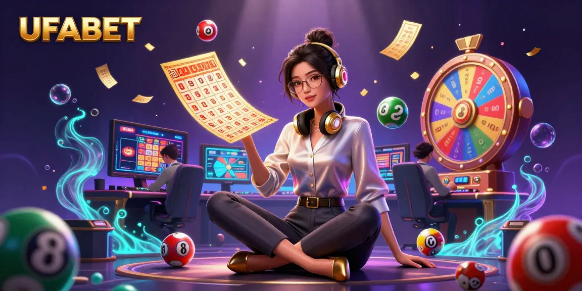 Join UFABET for thrilling online gaming with vibrant lottery balls and casino excitement.