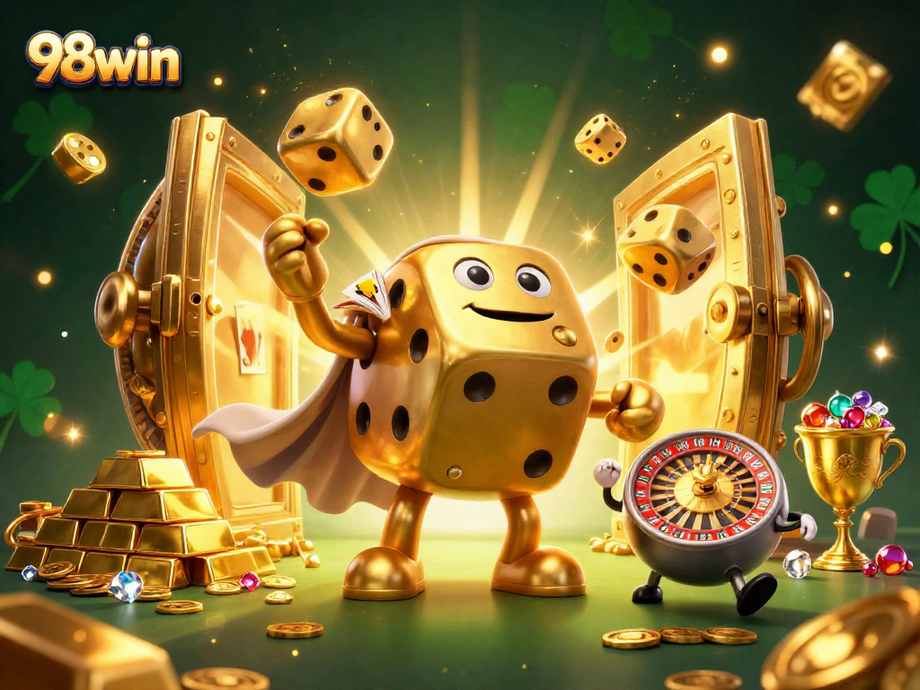Experience thrilling games at 98win with the excitement of golden dice and massive treasures!