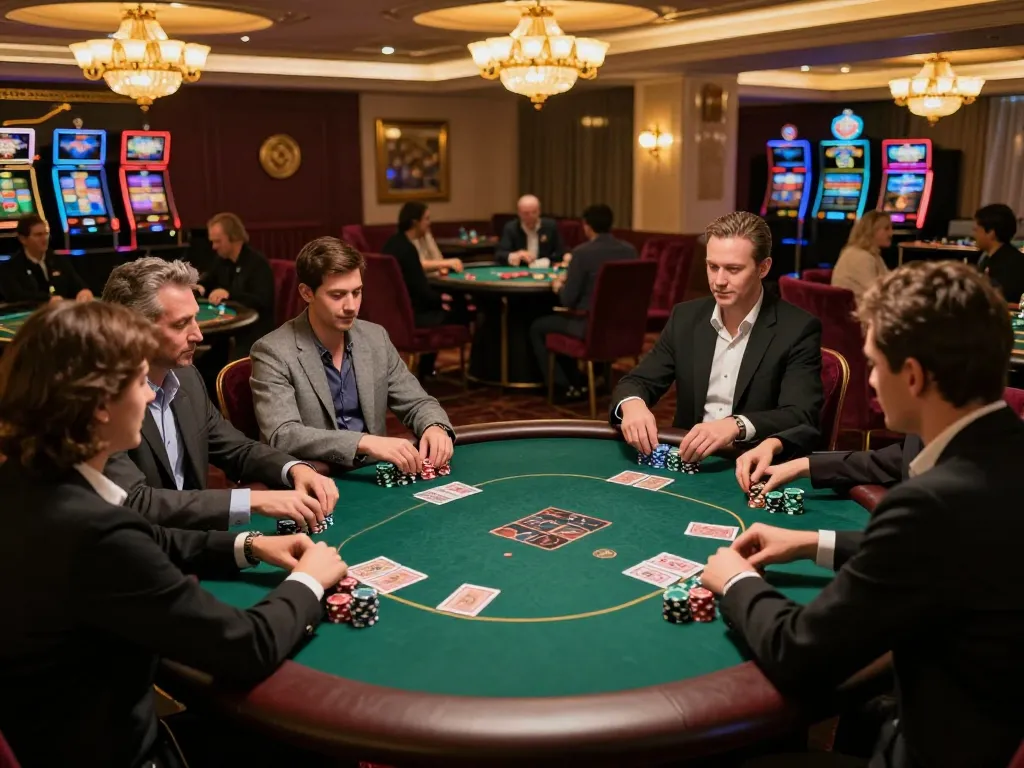 Experience max88 poker thrills with strategic gameplay at luxury casino tables.
