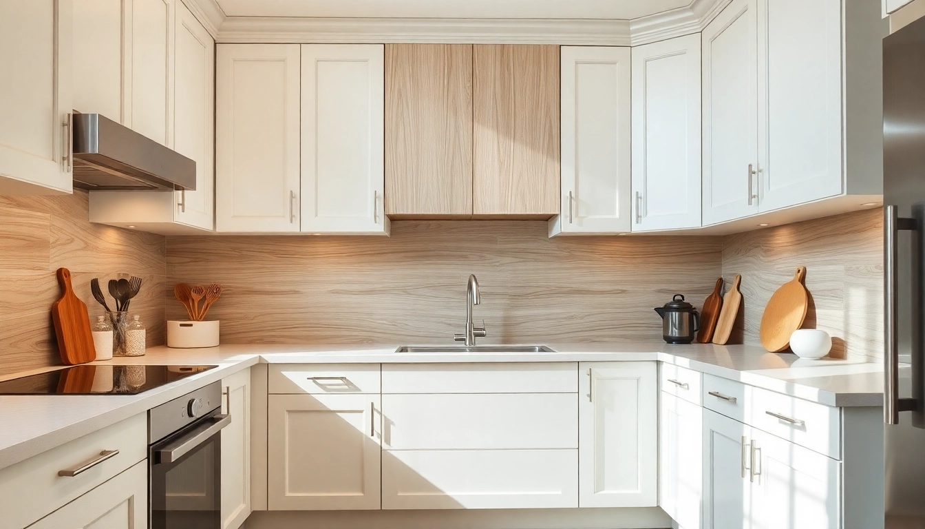 Stunning refaced cabinets in a Clearwater FL kitchen renovation showcasing craftsmanship.