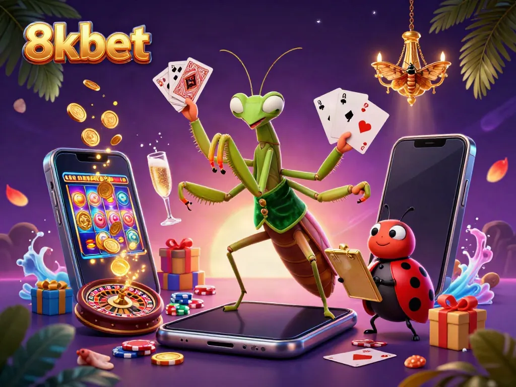 Experience the vibrant action of 8xbet with lively casino characters and dynamic gaming elements.