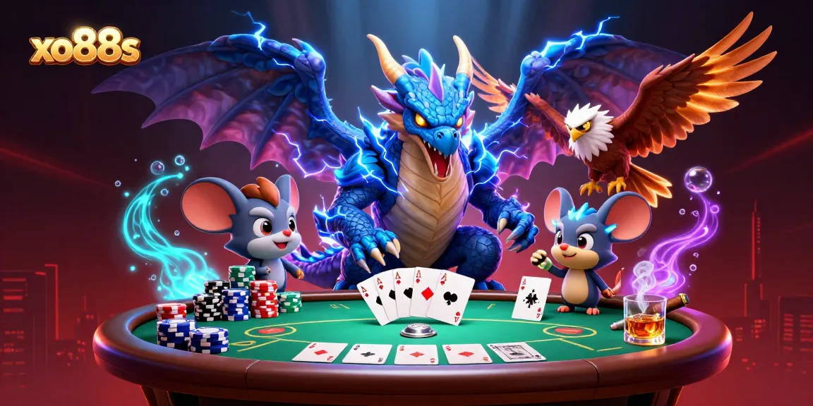 Experience thrilling gameplay at xo88s with dynamic 3D characters and casino elements.