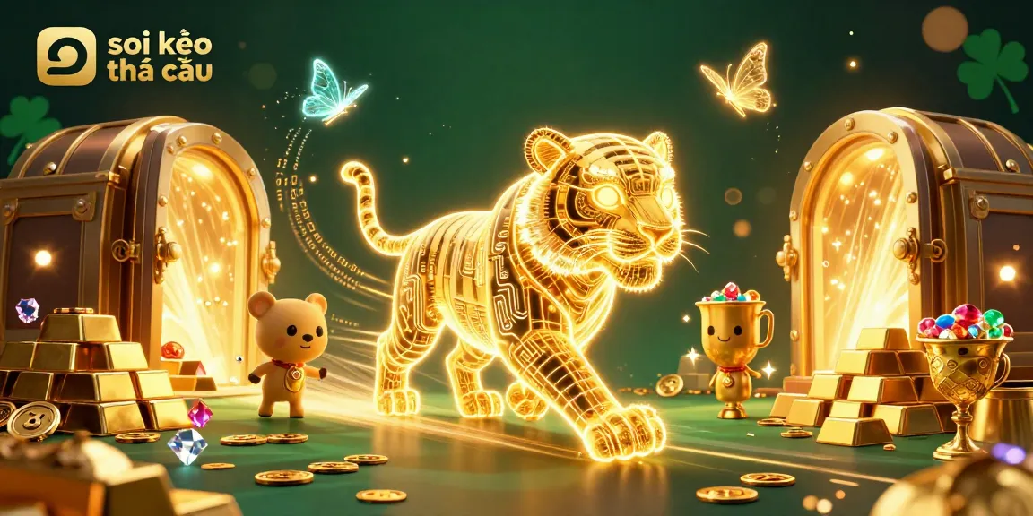 Engage with soi kèo nhà cái in a dazzling digital casino landscape filled with treasures and energy.