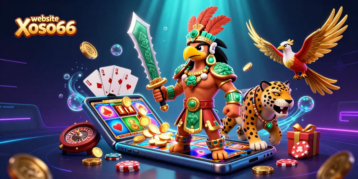 Experience thrilling gameplay on the website Xoso66 with vibrant slot games and dynamic casino elements.