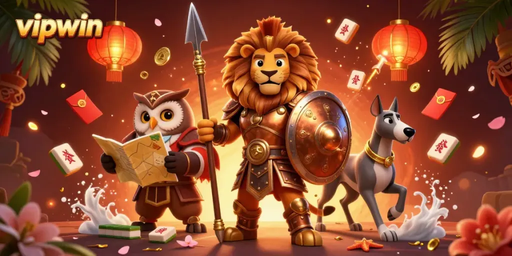 Experience thrilling gameplay at vipwin with a lively scene of gaming excitement.