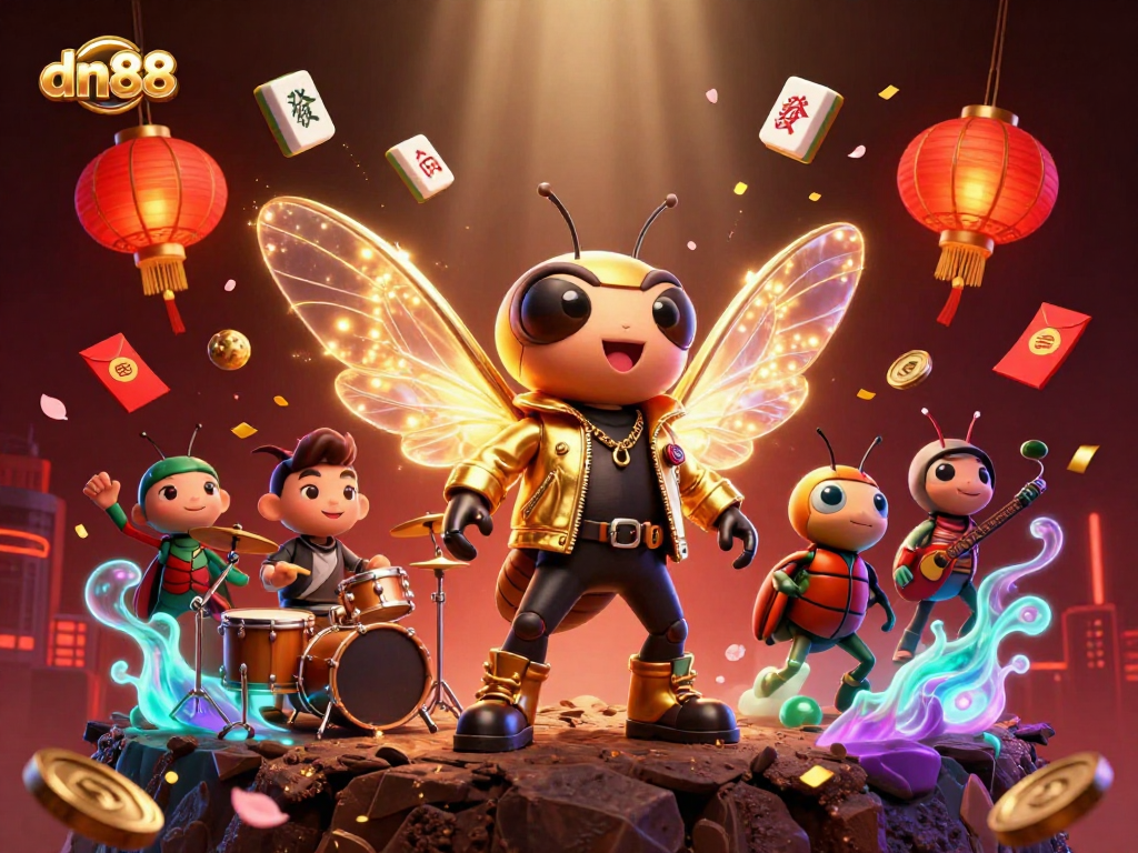 Engage in exciting gameplay with dn88 casino, featuring vibrant 3D characters and dynamic elements.