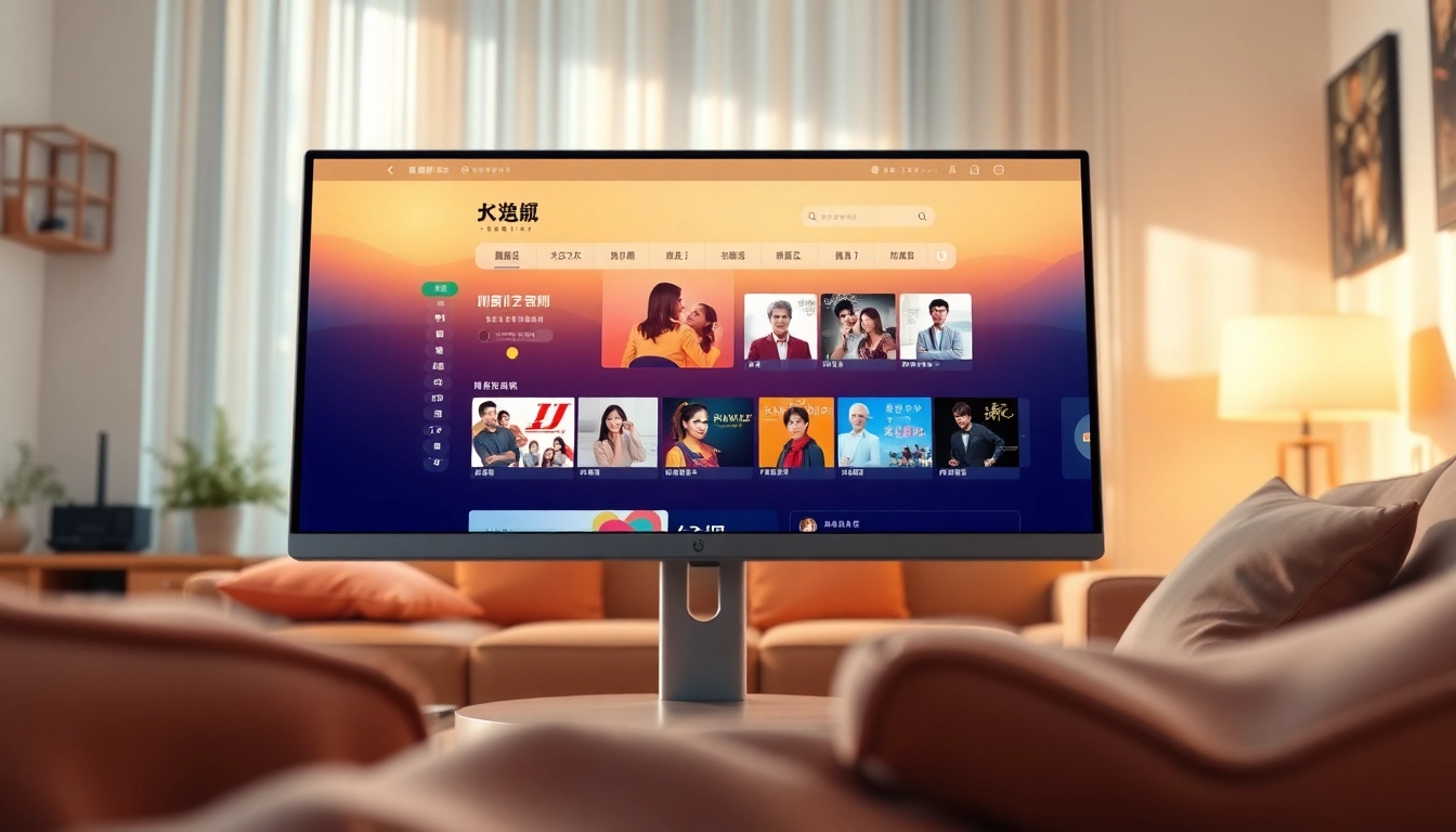 티비위키 플랫폼 인터페이스와 함께하는 현대적인 TV 환경