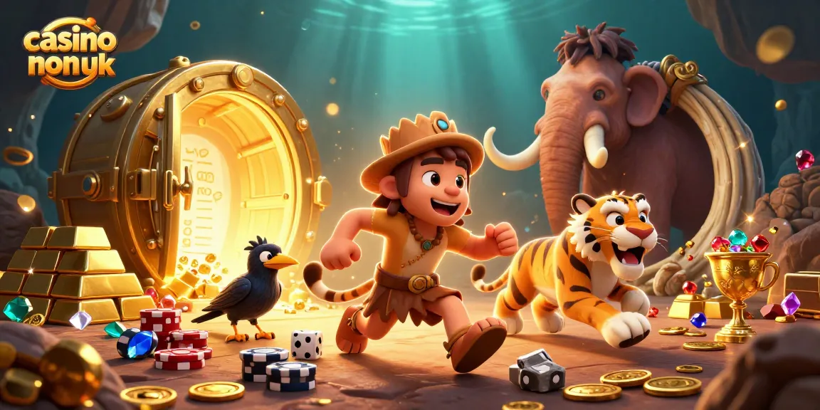 Experience immersive gaming with our casino non uk themed illustration featuring vibrant characters and rich details.