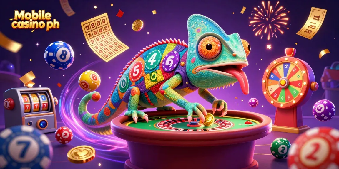 Engage with Mobile casino ph showcasing a colorful casino scene with exciting gaming elements.