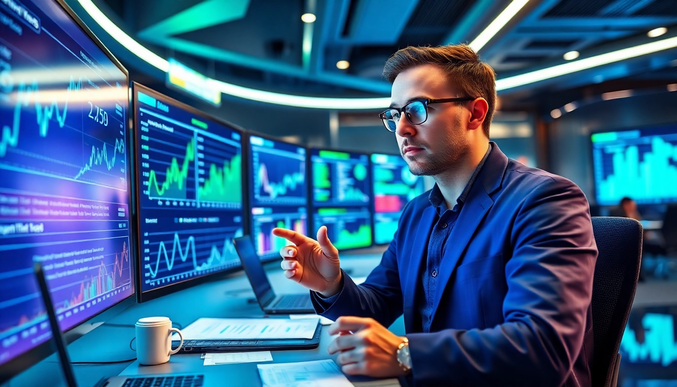 Analyzing Gambling Intelligence trends with cutting-edge technology in a professional environment.