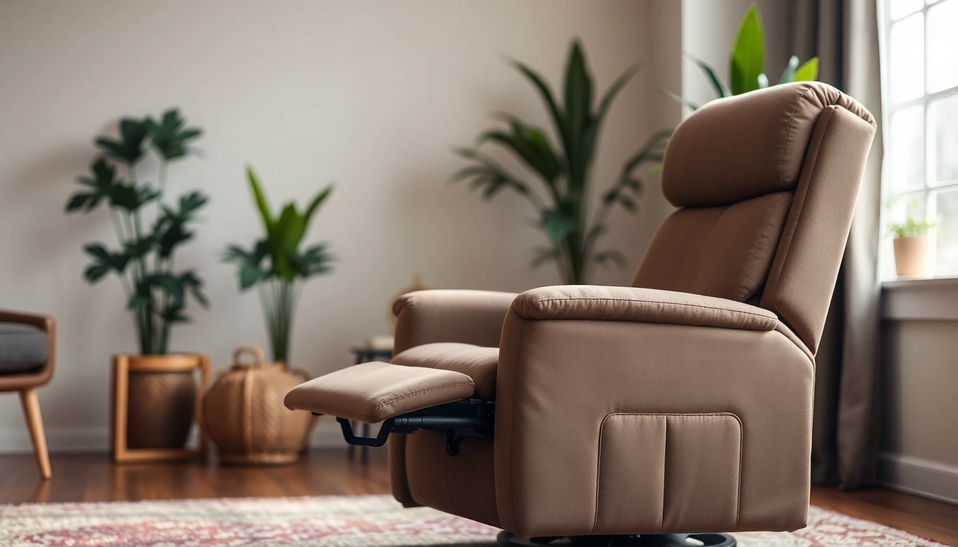 See how the power lift recliner enhances comfort in a cozy living room.