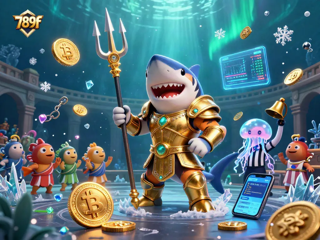 Join the 789f adventure with a spectacular underwater casino showdown featuring a legendary shark!