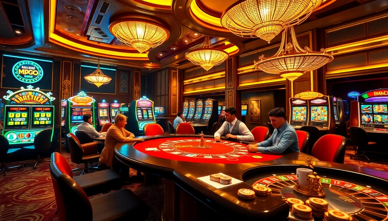Experience the excitement of MMOO casino gaming with vibrant tables and thrilling action.