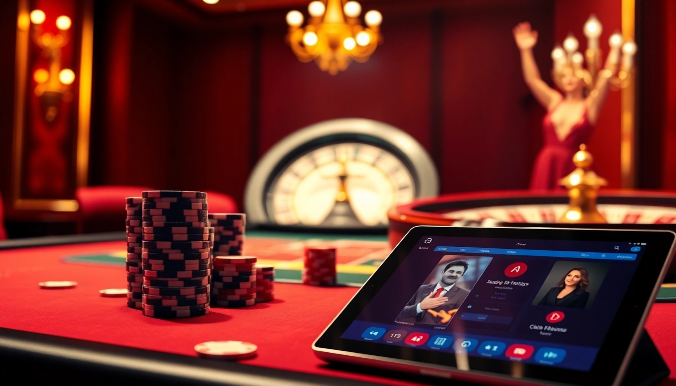 Experience thrilling moments at https://sv388win.live with a luxurious poker and roulette setup.