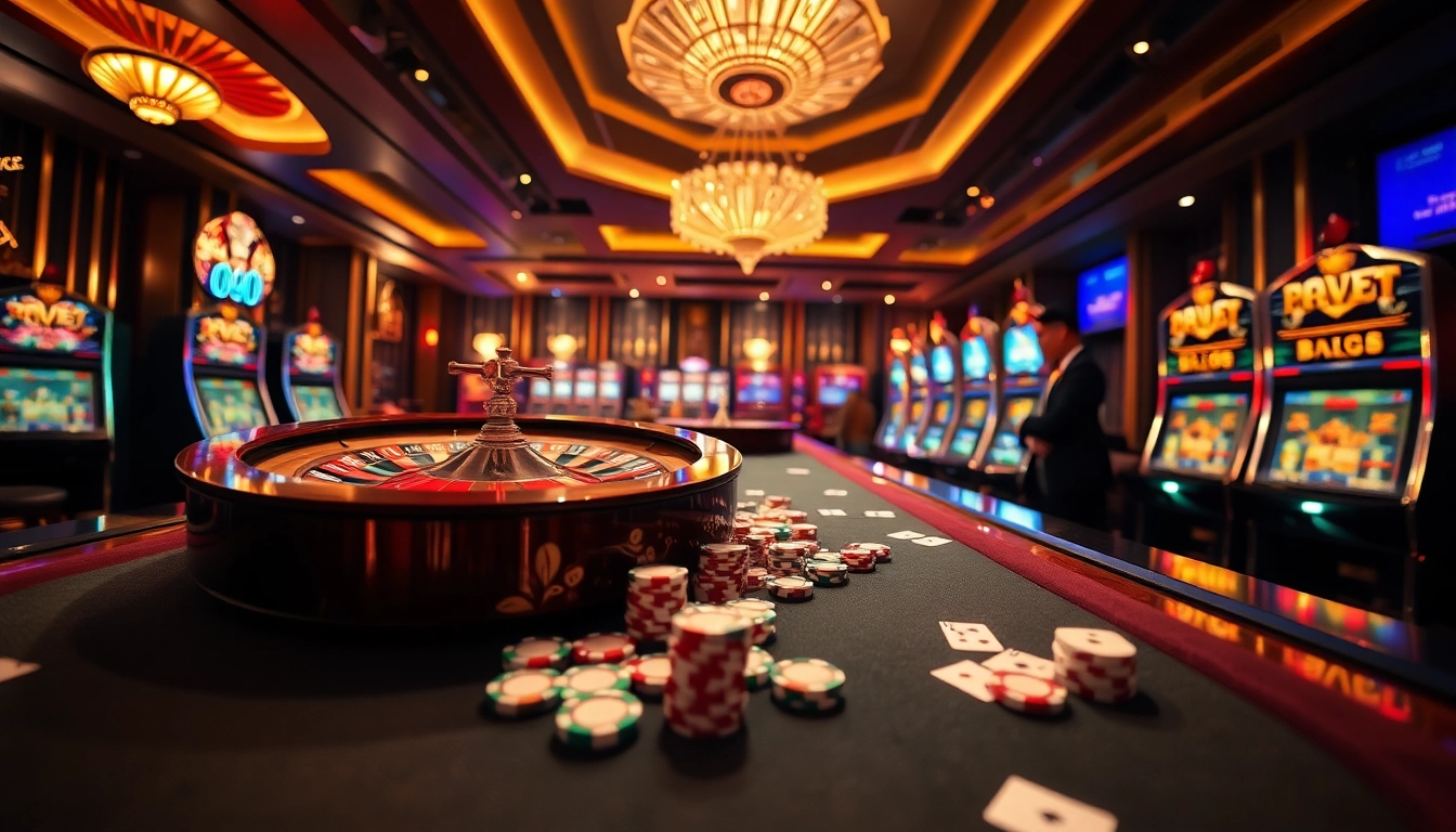 Experience the thrill of high-stakes gaming at SV88S.PRO with vibrant casino visuals.