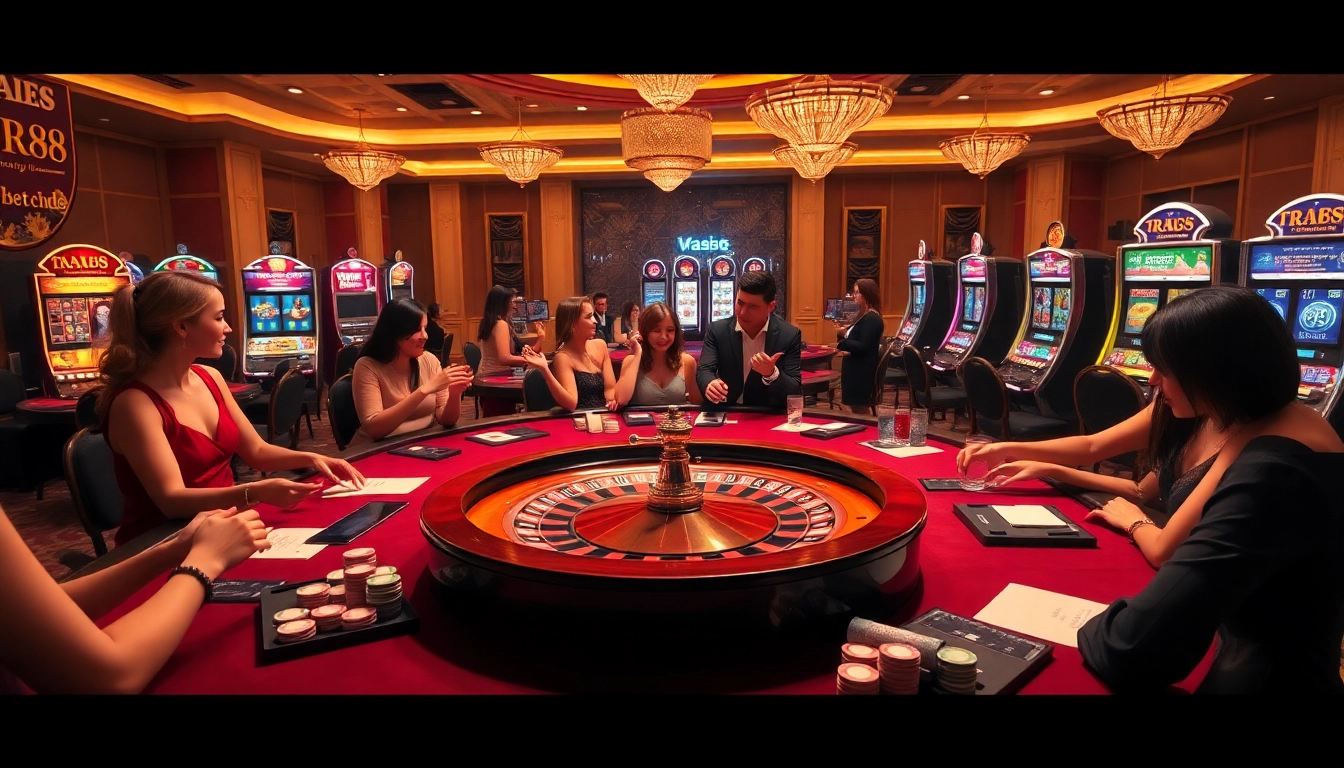 Engage with the excitement of TR88 trang chủ as players experience high-stakes casino thrills.