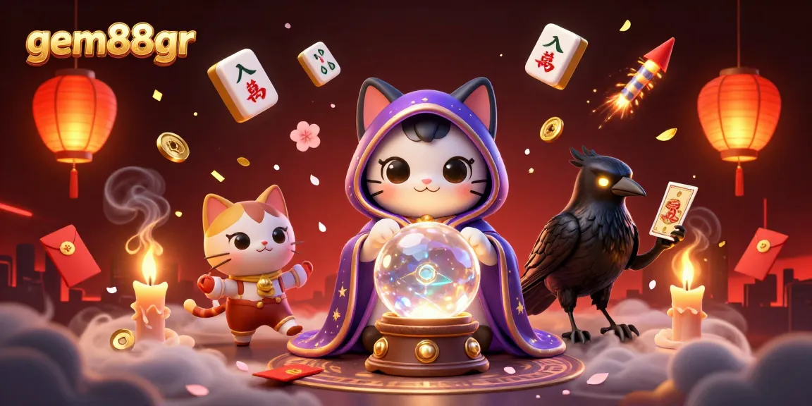 Engage with gem88gr for thrilling moments in a vibrant casino illustration.